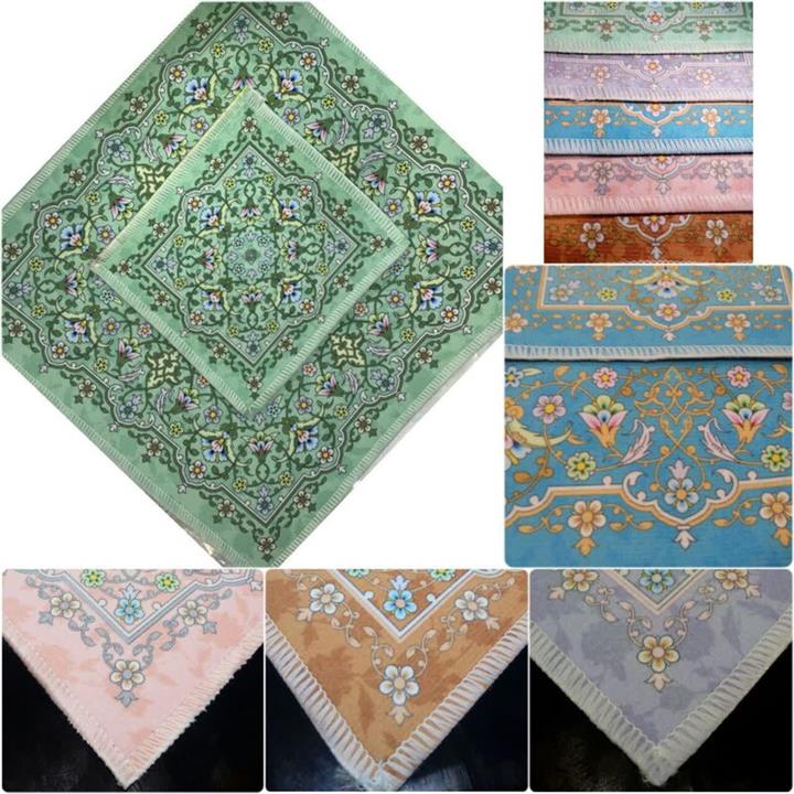 جانماز دو تیکه شانل ابعاد 50در50 در چهار رنگ متنوع و زیبا